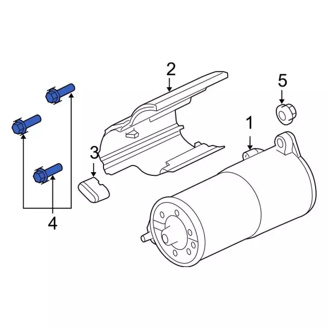 Belt Tensioner Bolt - Ford (-N808920-S437) - view 8