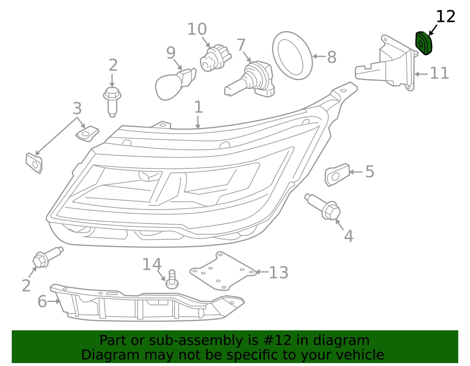 Bracket Plug - Ford (-W714104-S300) - view 6