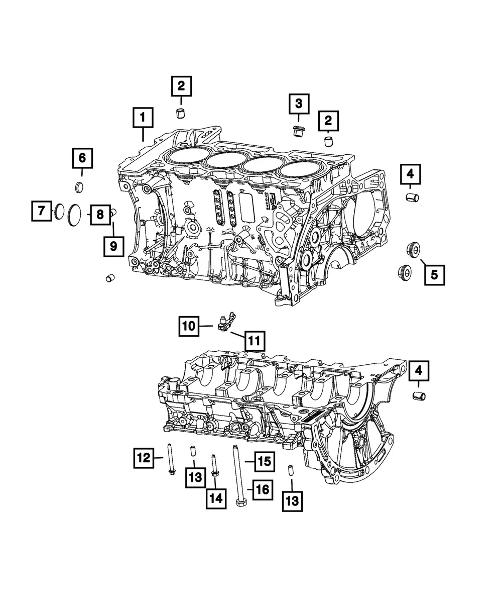 Pipe Plug - Mopar (06514397AA)