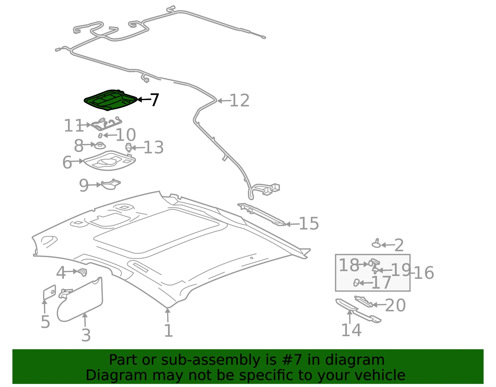 Retainer Rf Cnsl - GM (10343040) - view 2