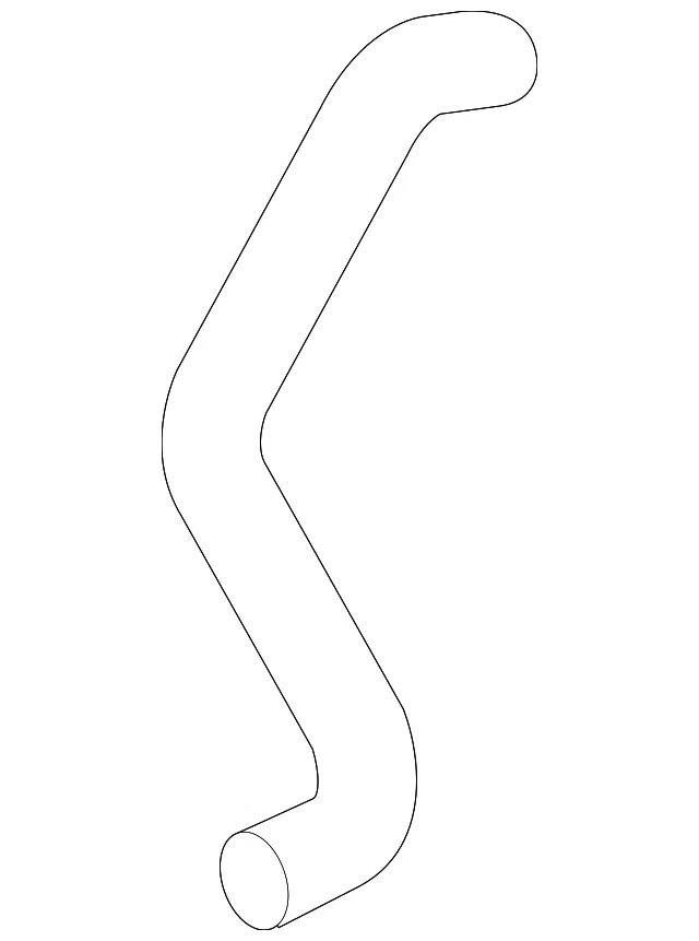 Hose Rad Otlt - GM (10363794)