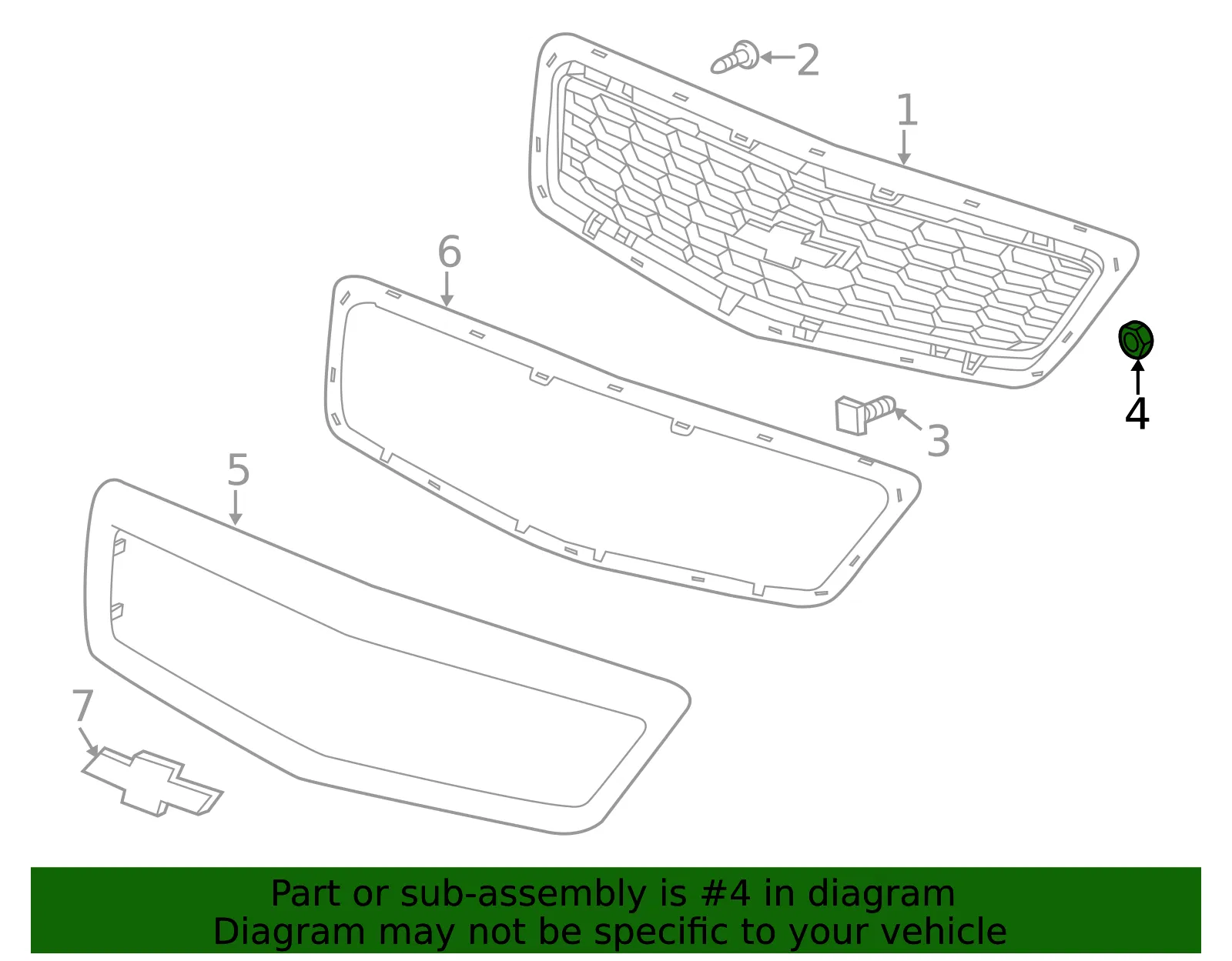 Multi-Purpose Nut - GM (11076993) - view 3