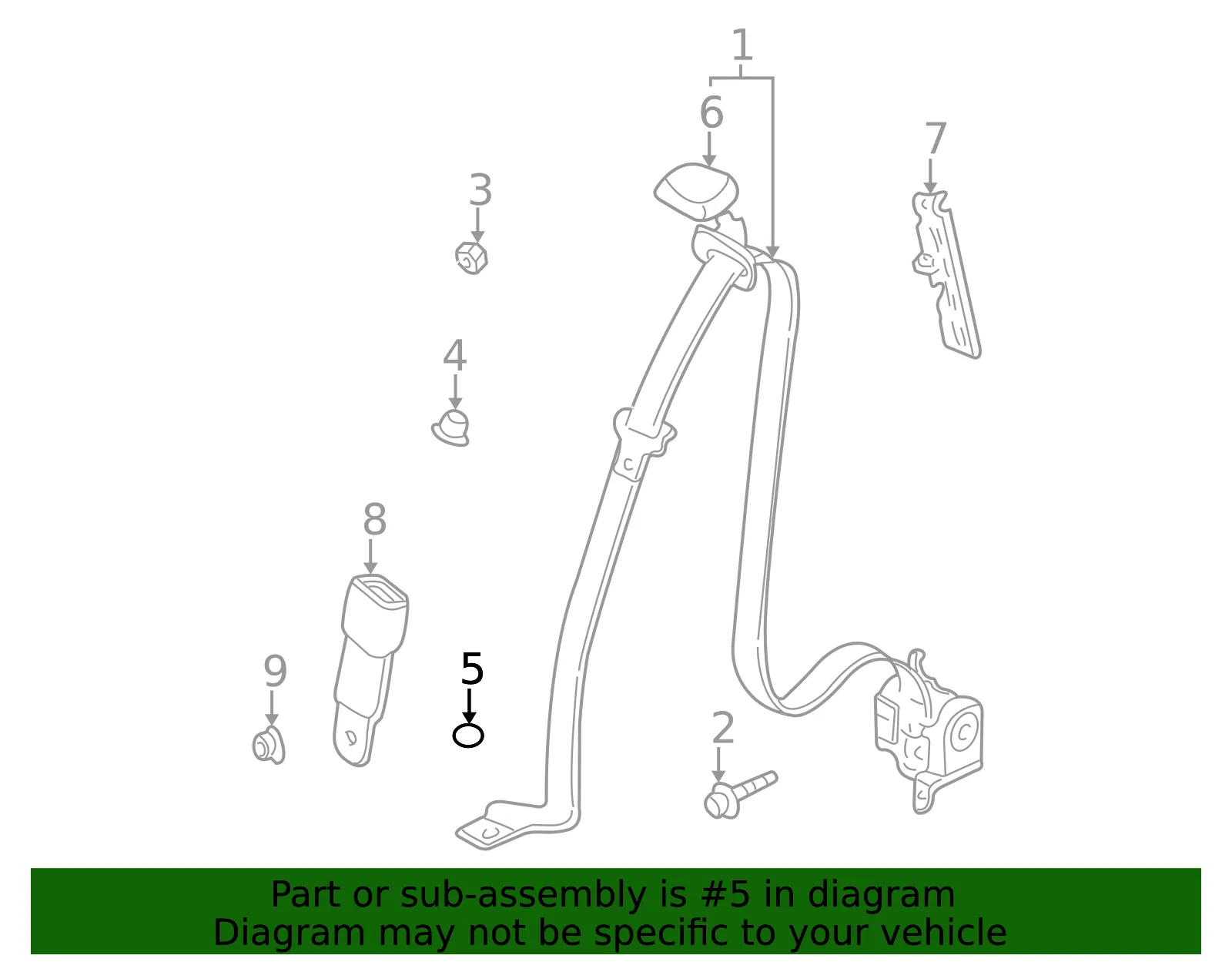 Multi-Purpose Nut - GM (11501849) - view 3