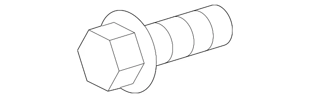 M6x1x16 Multi-Purpose Bolt - GM (11518449) - view 2