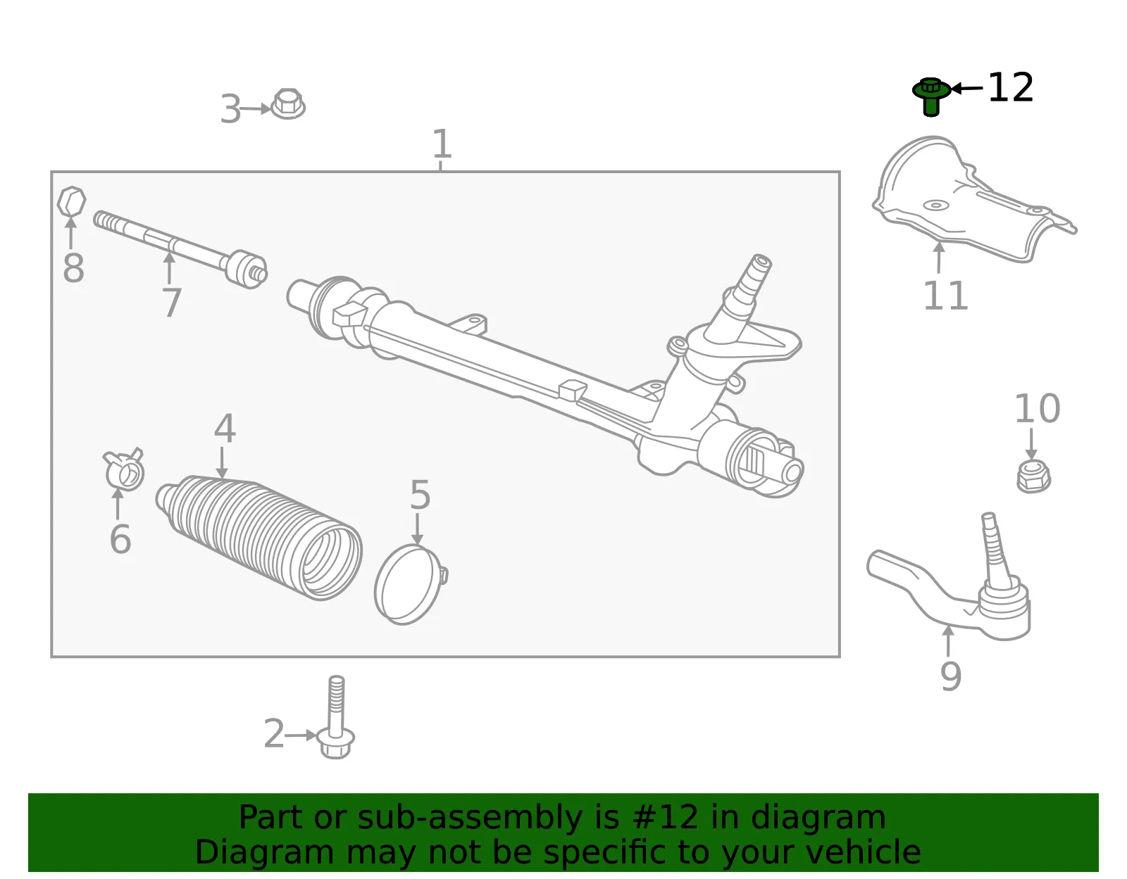 Multi-Purpose Bolt - GM (11519374) - view 3
