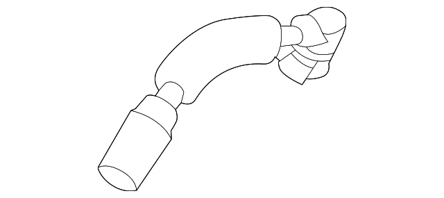 Positive Crankcase Ventilation (PCV) Tube - GM (12648138) - view 2