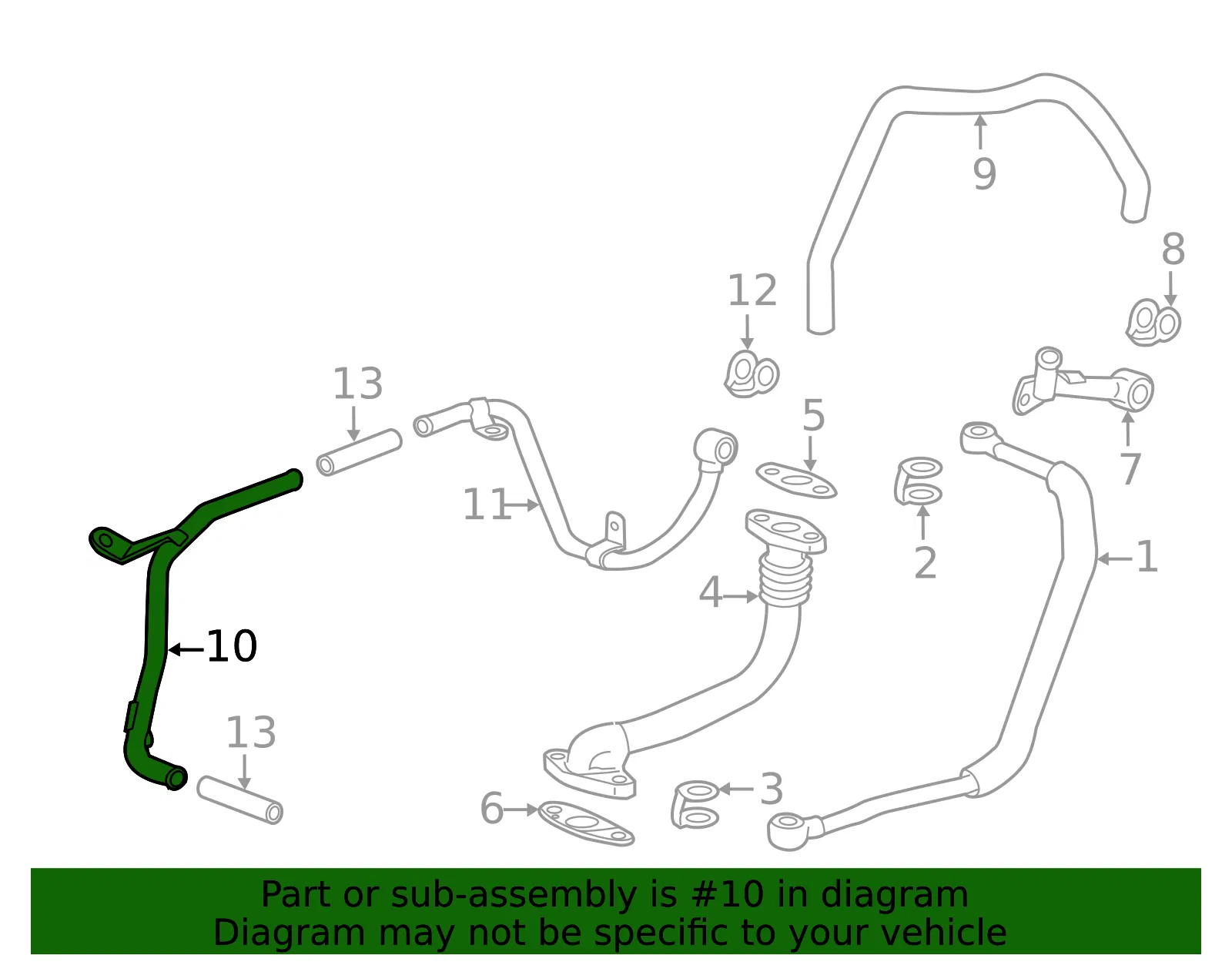Return Pipe - GM (12652718) - view 3