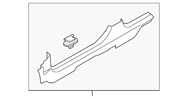 PLATE FRT & RR S/D SILL TR - GM (13114353)