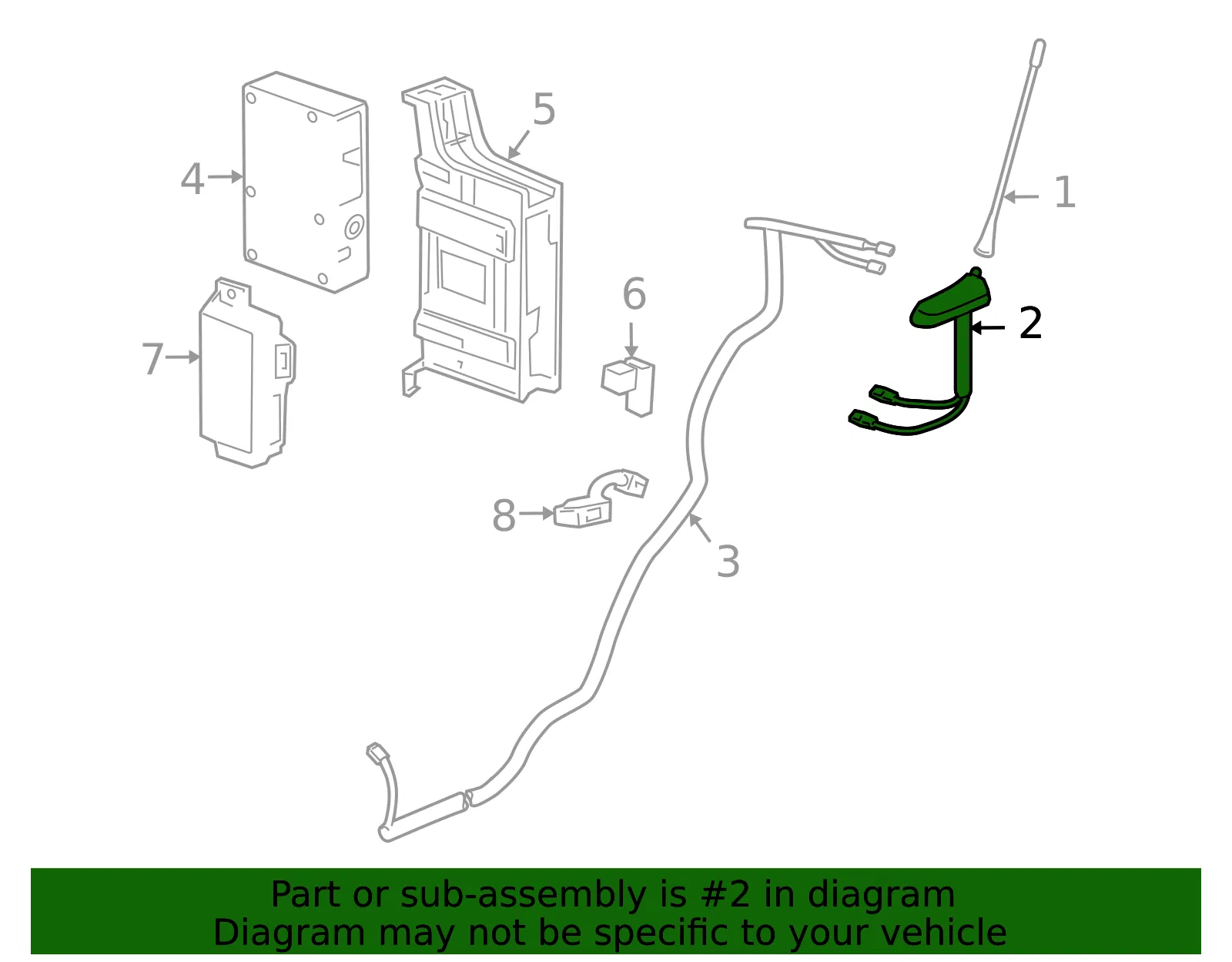 High Frequency Antenna - GM (13453220) - view 5