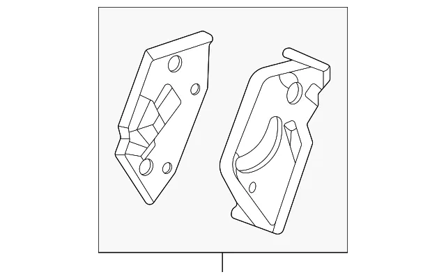 Bracket - GM (13552544) - view 2