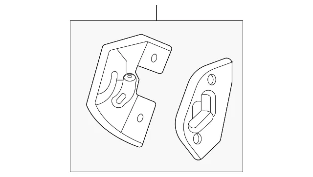 Mount Bracket - GM (13556208) - view 2