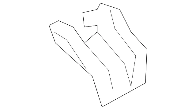 Intermediate Floor Panel Brace - GM (15130806) - view 2