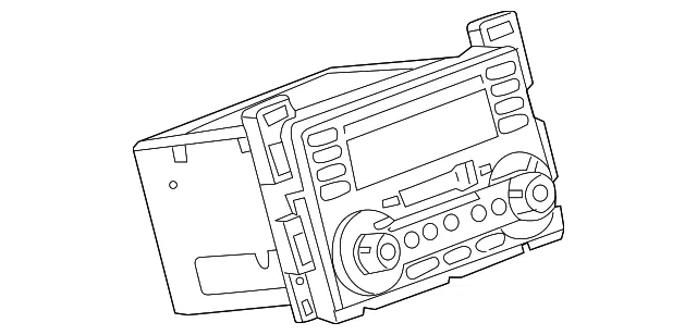 Radio Asm Am/Fm Stereo & C - GM (15243190)