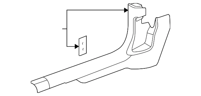 Retainer F/Flr Pnl Cpt *Gr - GM (15262849)