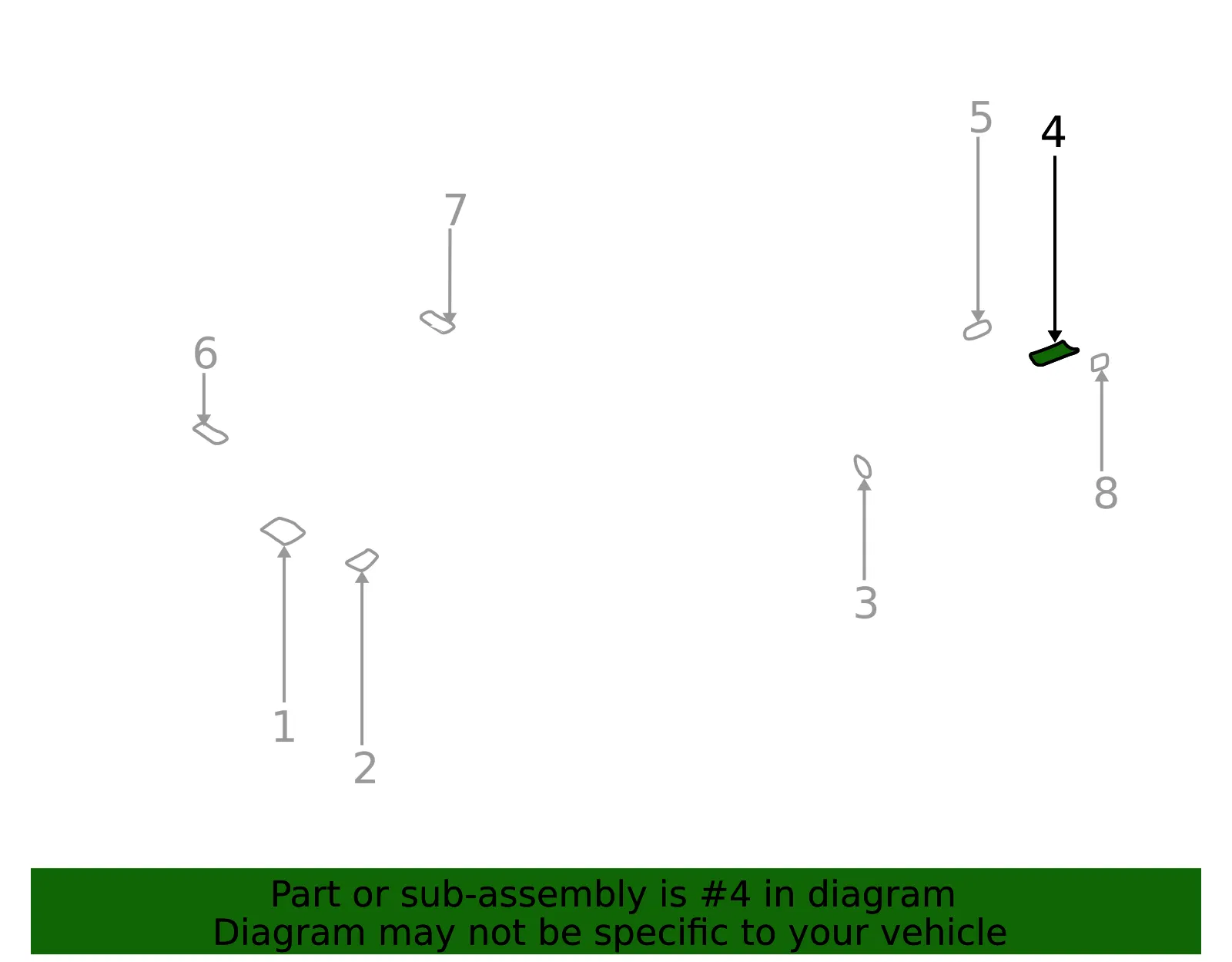 Jack Caution and Usage Information Tag - GM (15997816) - view 2