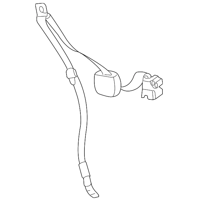 Belt & Retractor - Driver's Side (LH) - GM (19177160)