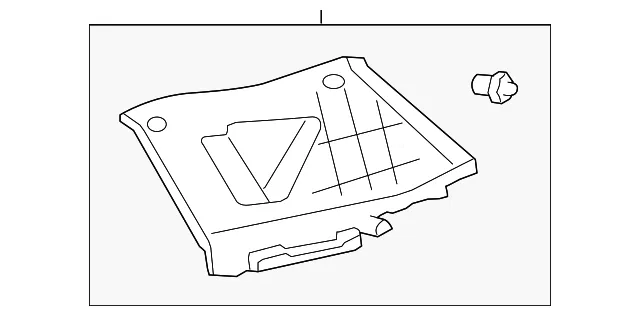 Panel Body Si Upr Tr *Gray - GM (19184774)