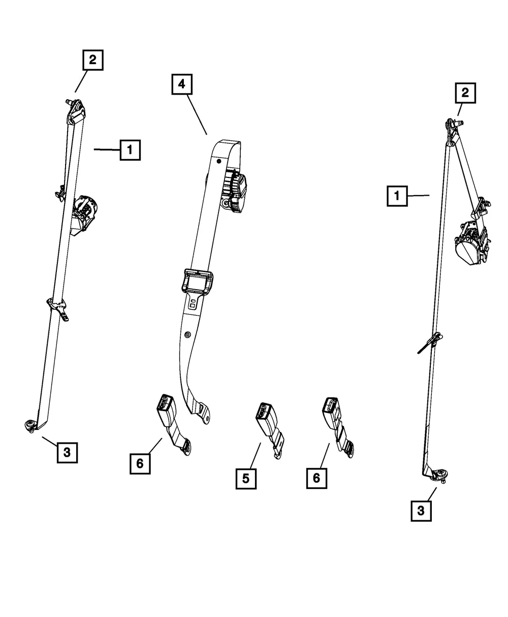 Outer Belt Assembly - Passenger Side (RH) - Mopar (1AN04XDVAD) - view 3