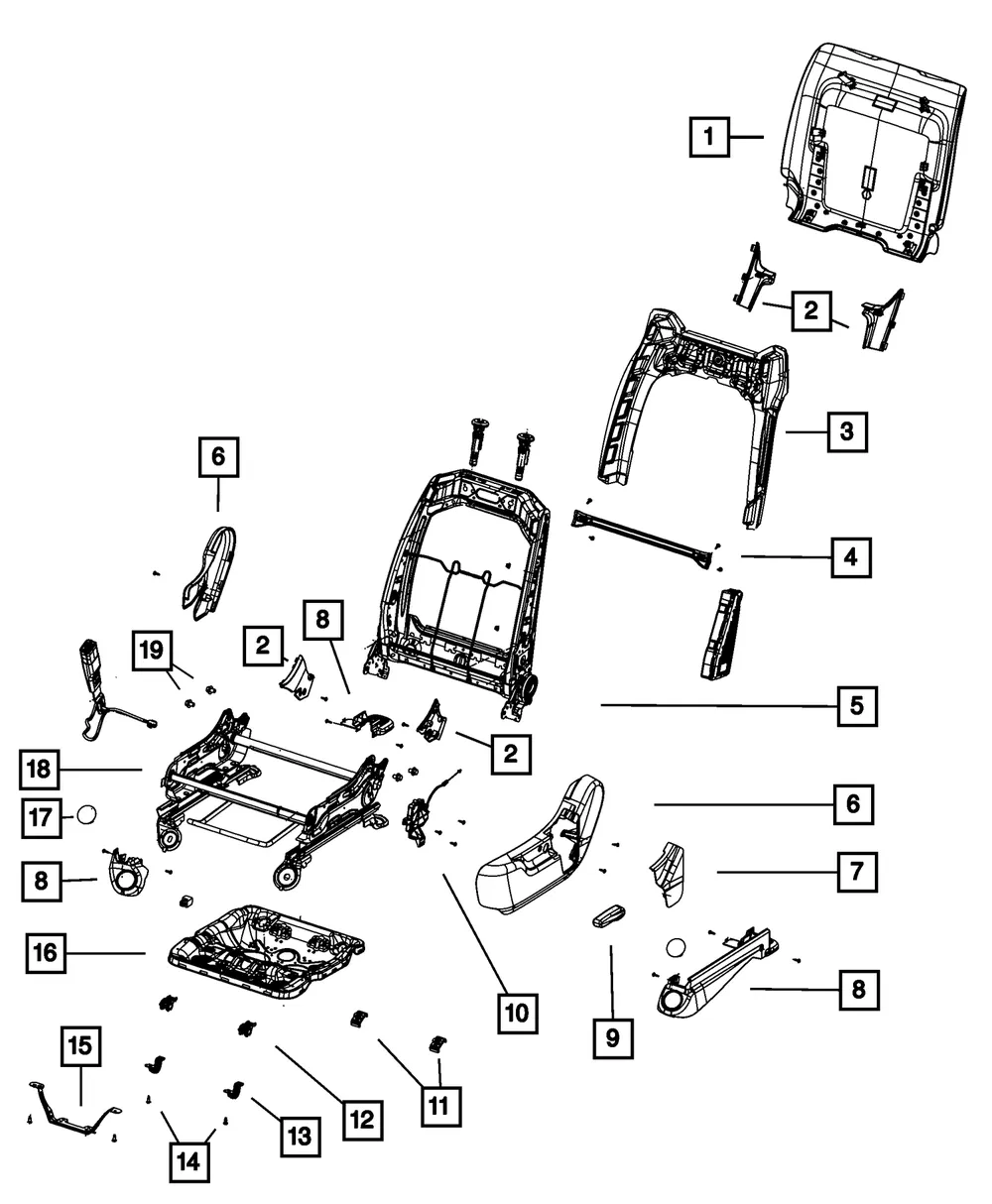 Outer Cover - Driver's Side (LH) - Mopar (1XN08BD3AA)