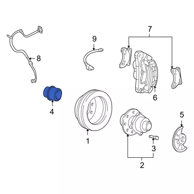 Lock Assembly - Ford (1c3z3b396da) - view 3