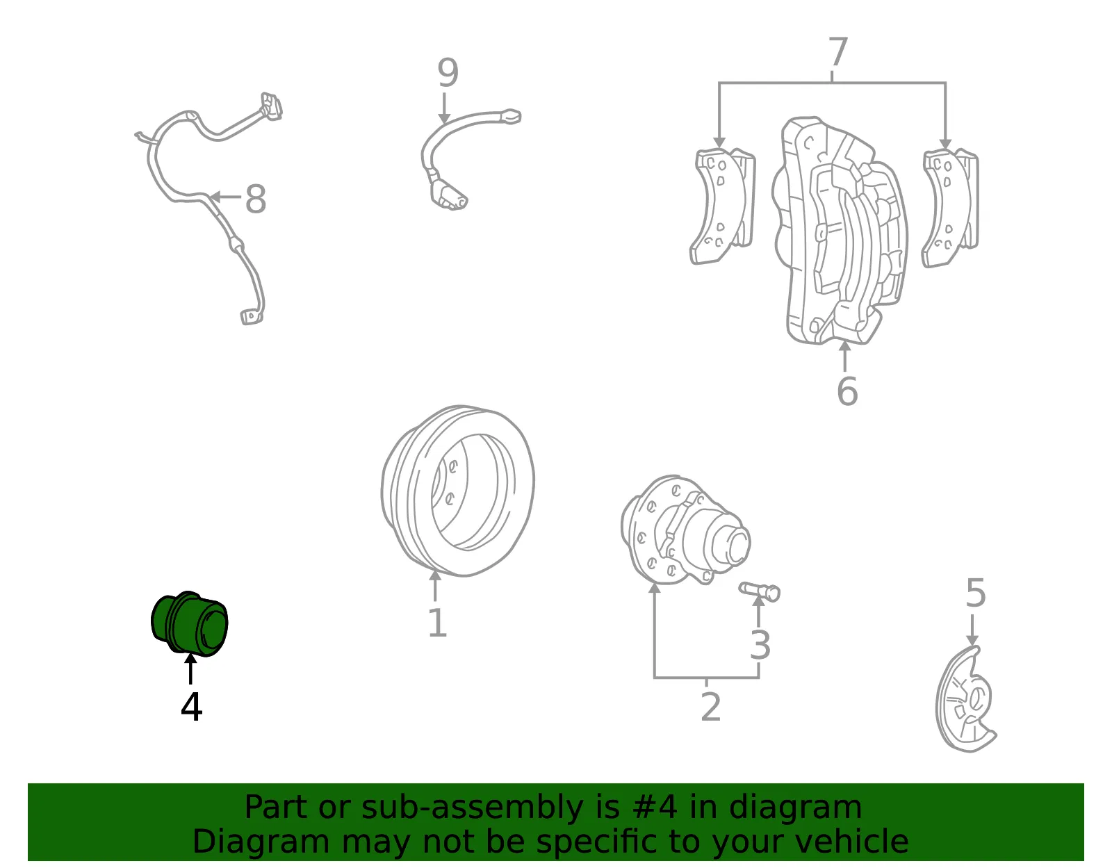 Lock Assembly - Ford (1c3z3b396da) - view 5