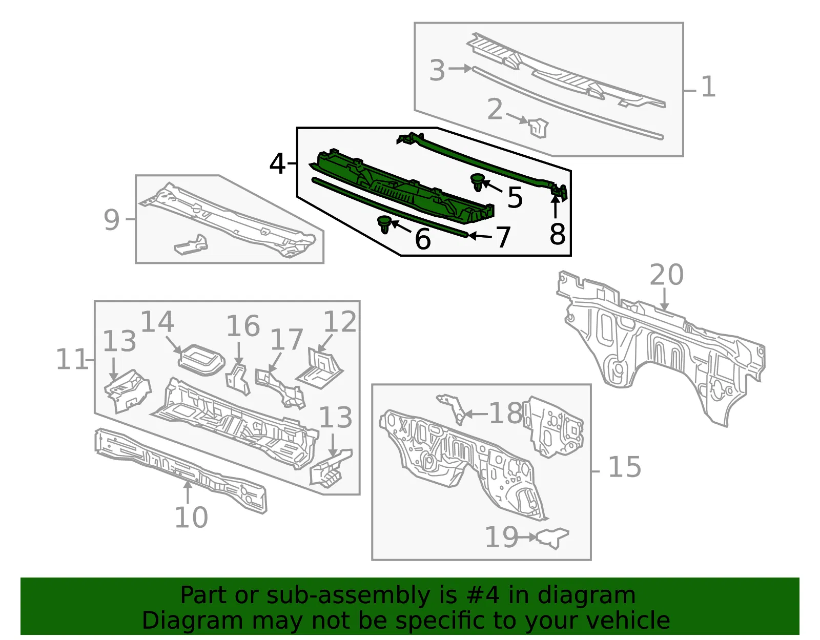 Lower Panel - GM (20756045) - view 2