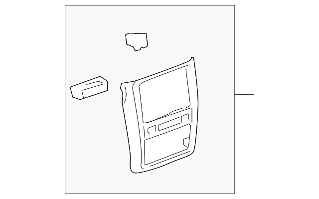 Plate Asm I/P Acsry Tr *Sh - GM (20839843)