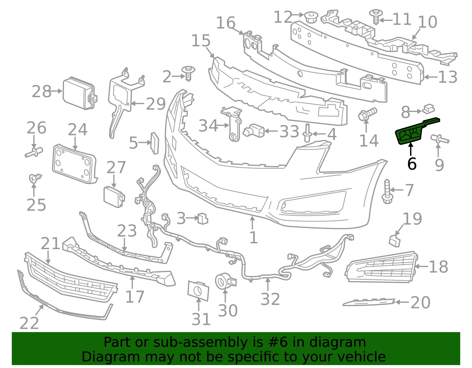 Side Bracket - Passenger Side (RH) - GM (20965348) - view 3