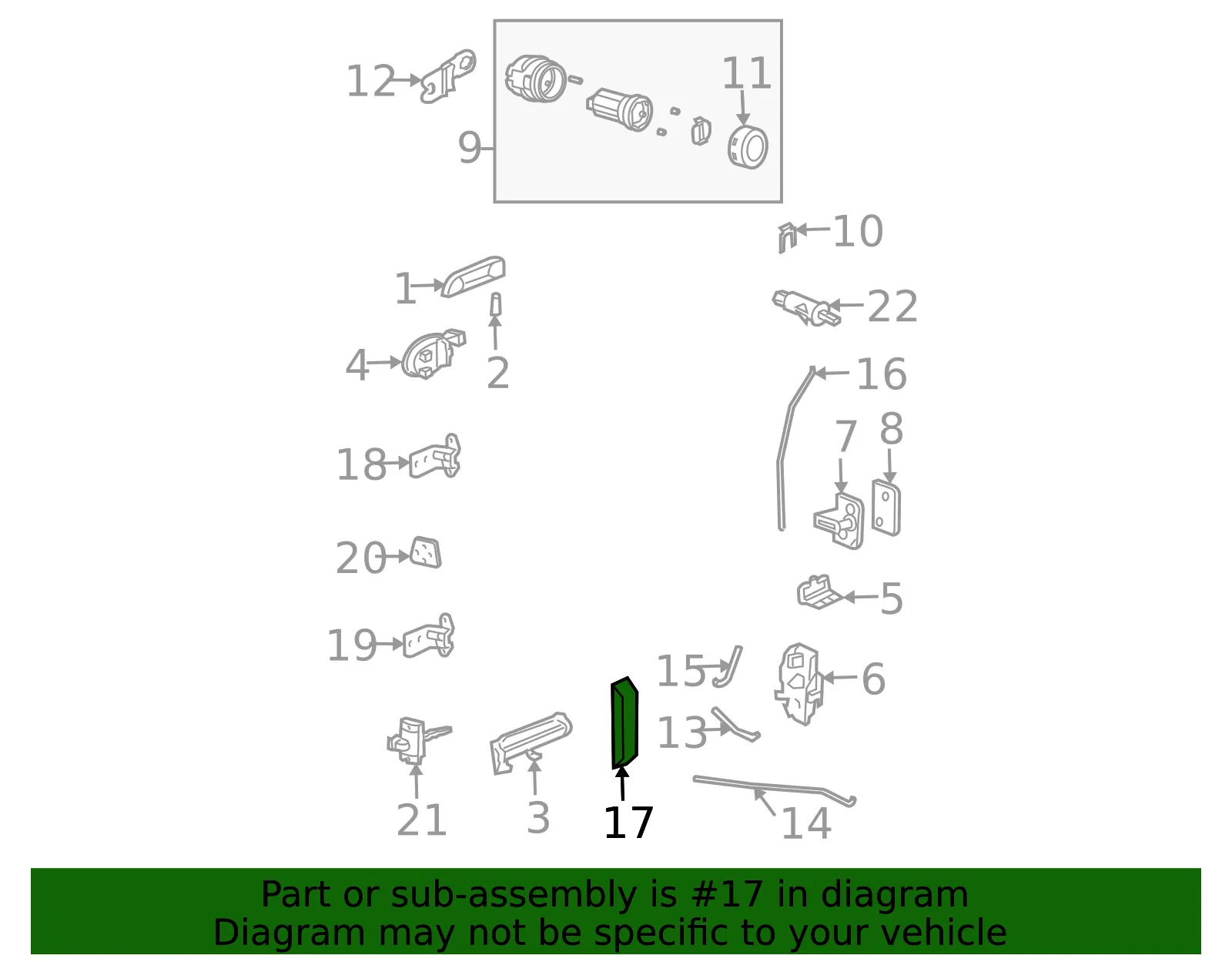 2Pk Insulator Frt S/D Lkg - GM (22705868) - view 2