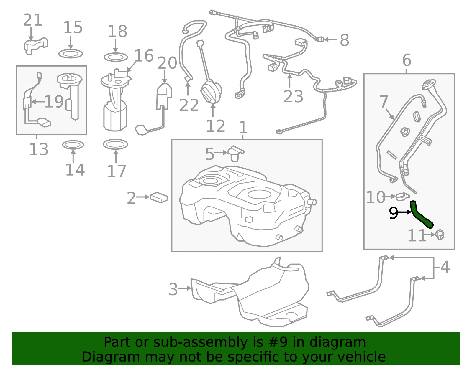 Lower Hose - GM (22834327) - view 3