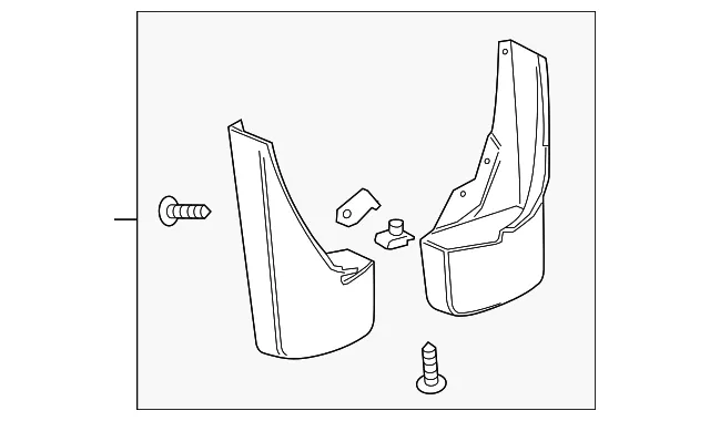 Mud Flap Kit - GM (22894865) - view 6