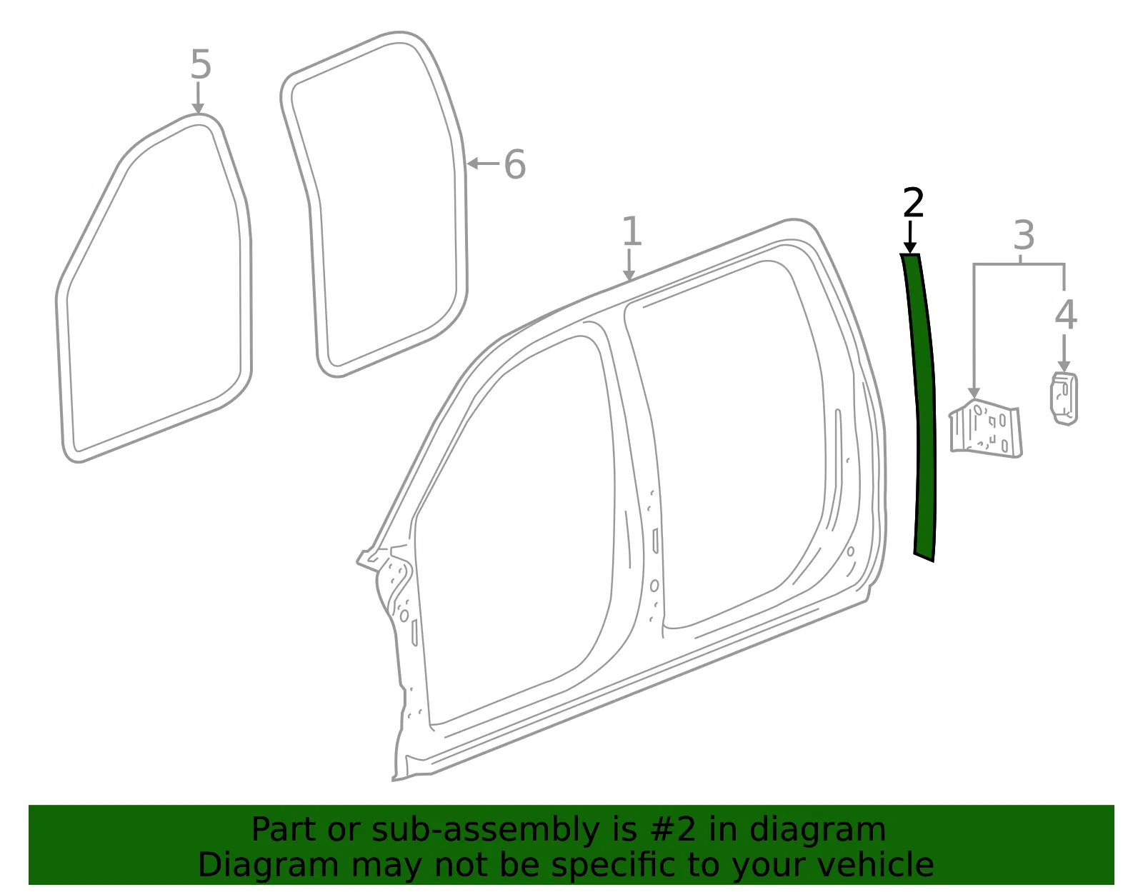 Rear End Panel Protective Tape - GM (22983160) - view 3
