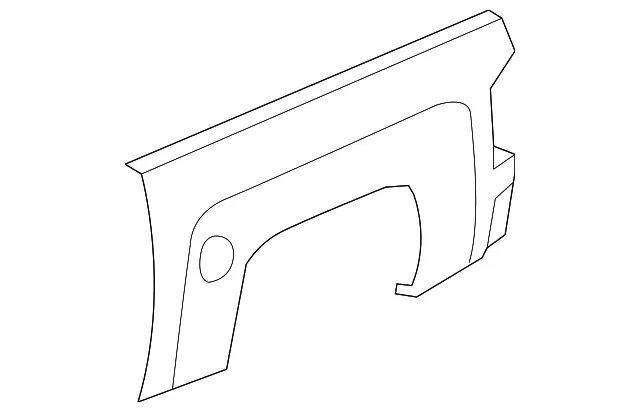 Driver Side Pickup Box Outer Side Panel - GM (23119423) - view 3