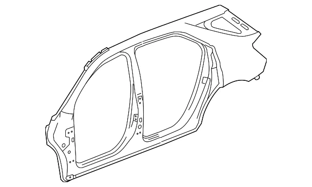 Uniside Panel - Passenger Side (RH) - GM (23218870) - view 3