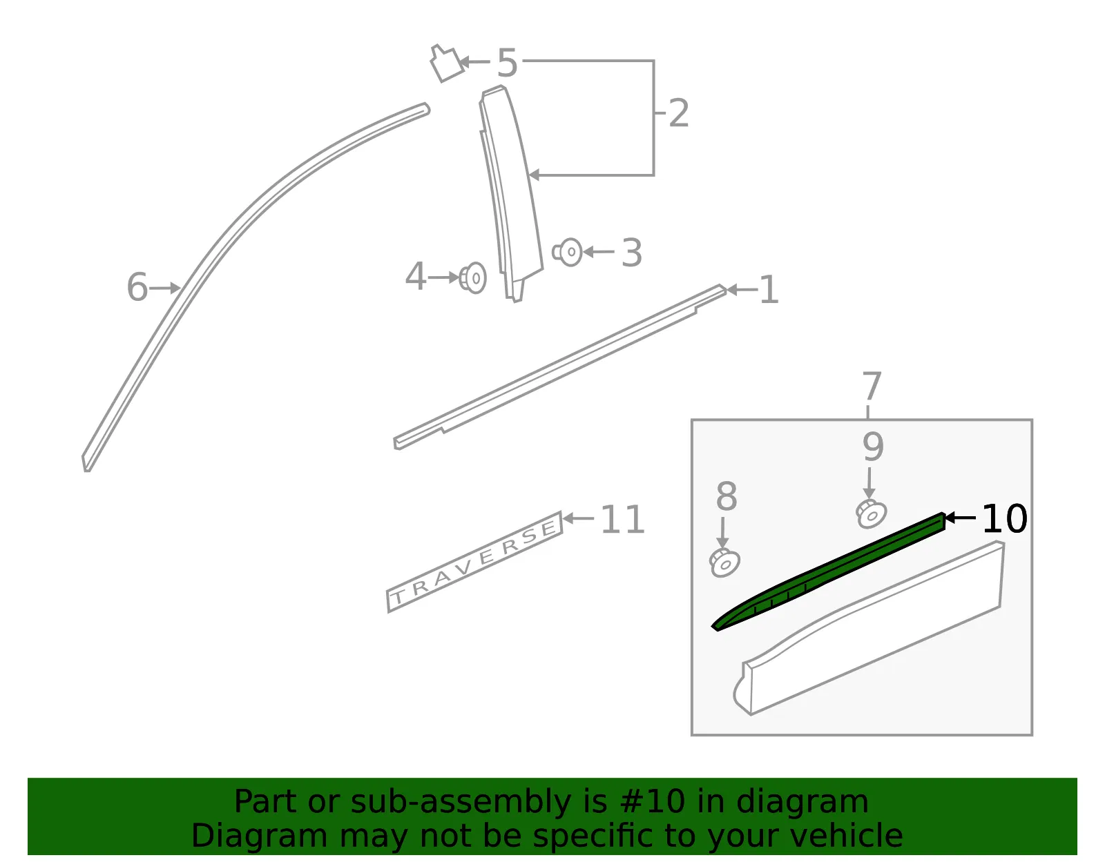 Insert - Driver's Side (LH) - GM (23242575) - view 3