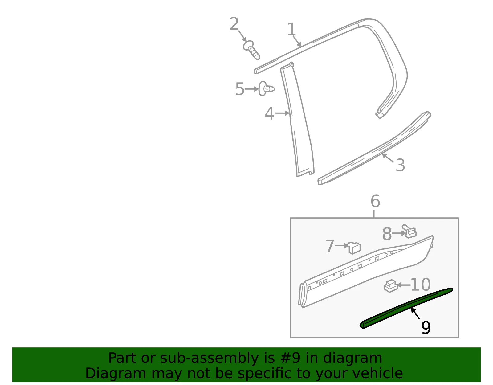 Insert - Driver's Side (LH) - GM (23242579) - view 3