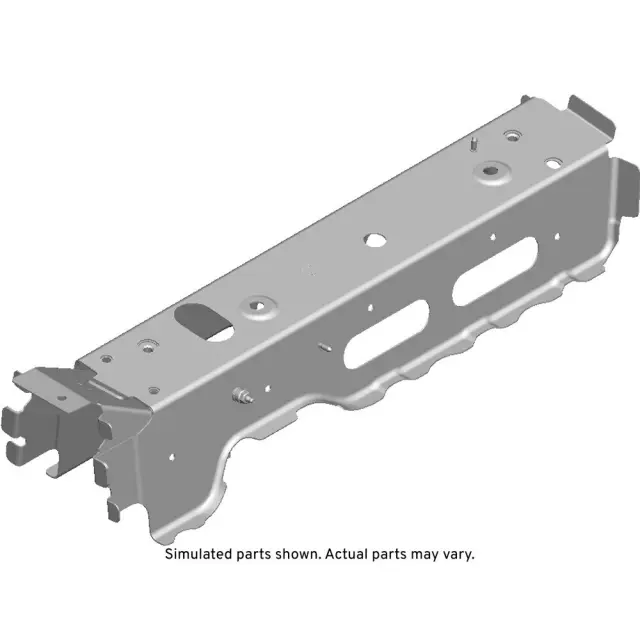 Driver Side Floor Panel Crossmember with Reinforcements, Studs, and Nuts - GM (23348192)