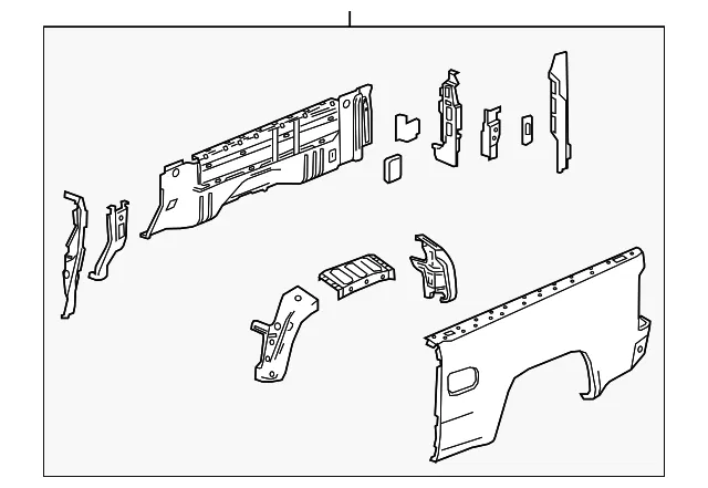 Box Side - Driver's Side (LH) - GM (23392549) - view 2