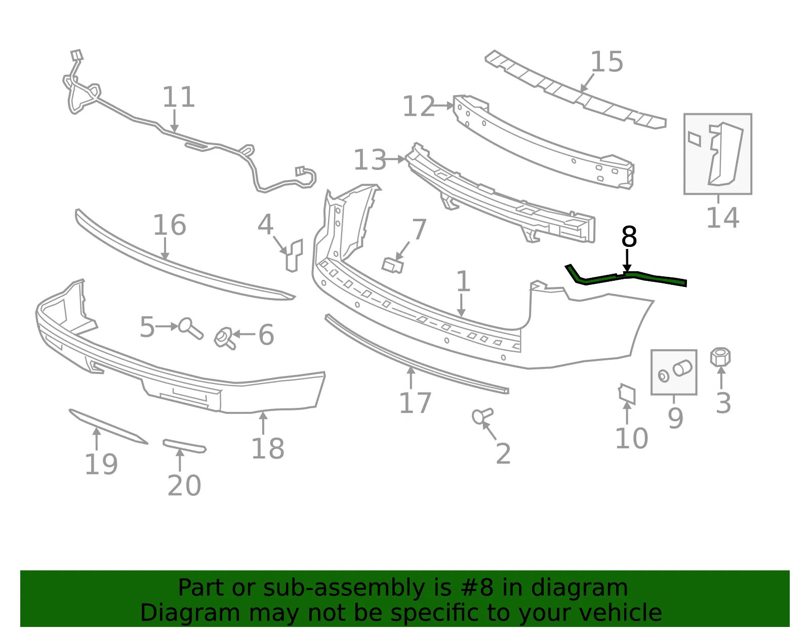 Side Bracket - Passenger Side (RH) - GM (23468253) - view 3