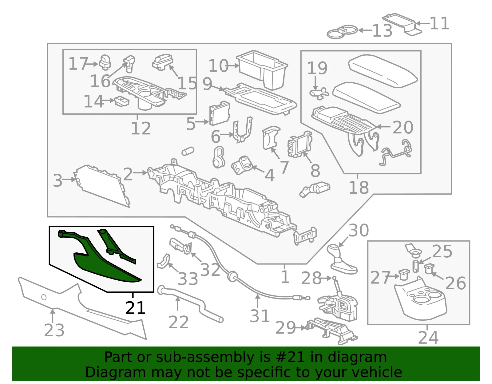 Front Panel - Driver's Side (LH) - GM (23509212) - view 3