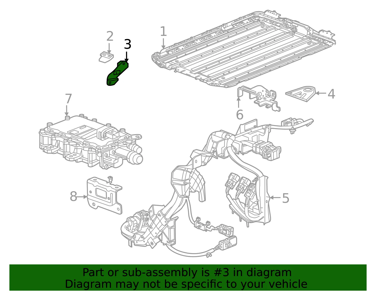Front Bracket - GM (24043884) - view 3