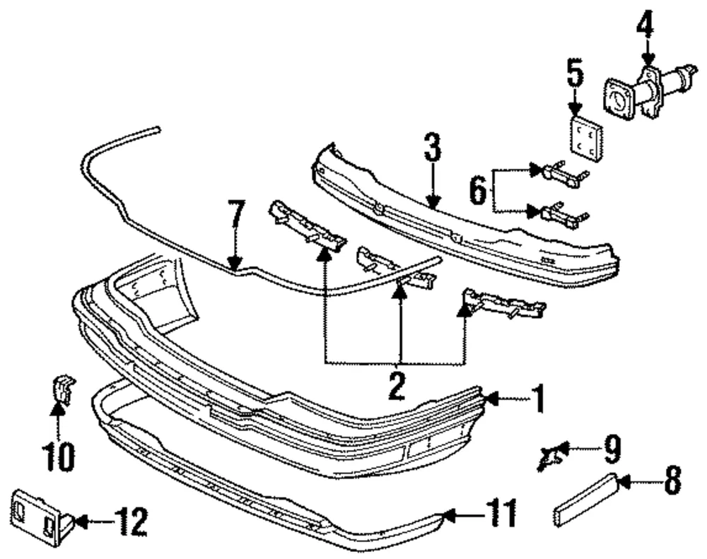 Bar Asm Frt Bpr Imp - GM (25558945)