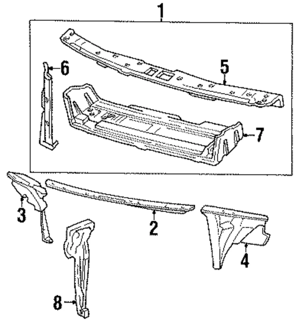 Panel F/Cmpt Frt - GM (25662085)
