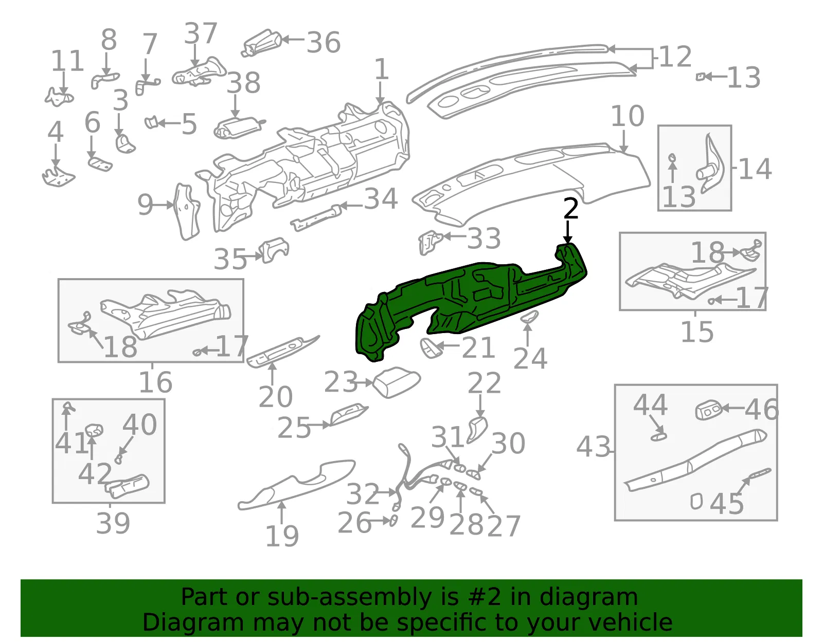 Carrier I/P - GM (25755363) - view 2