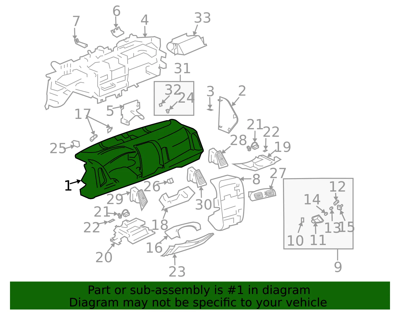 Upper Cover - GM (25769947) - view 2