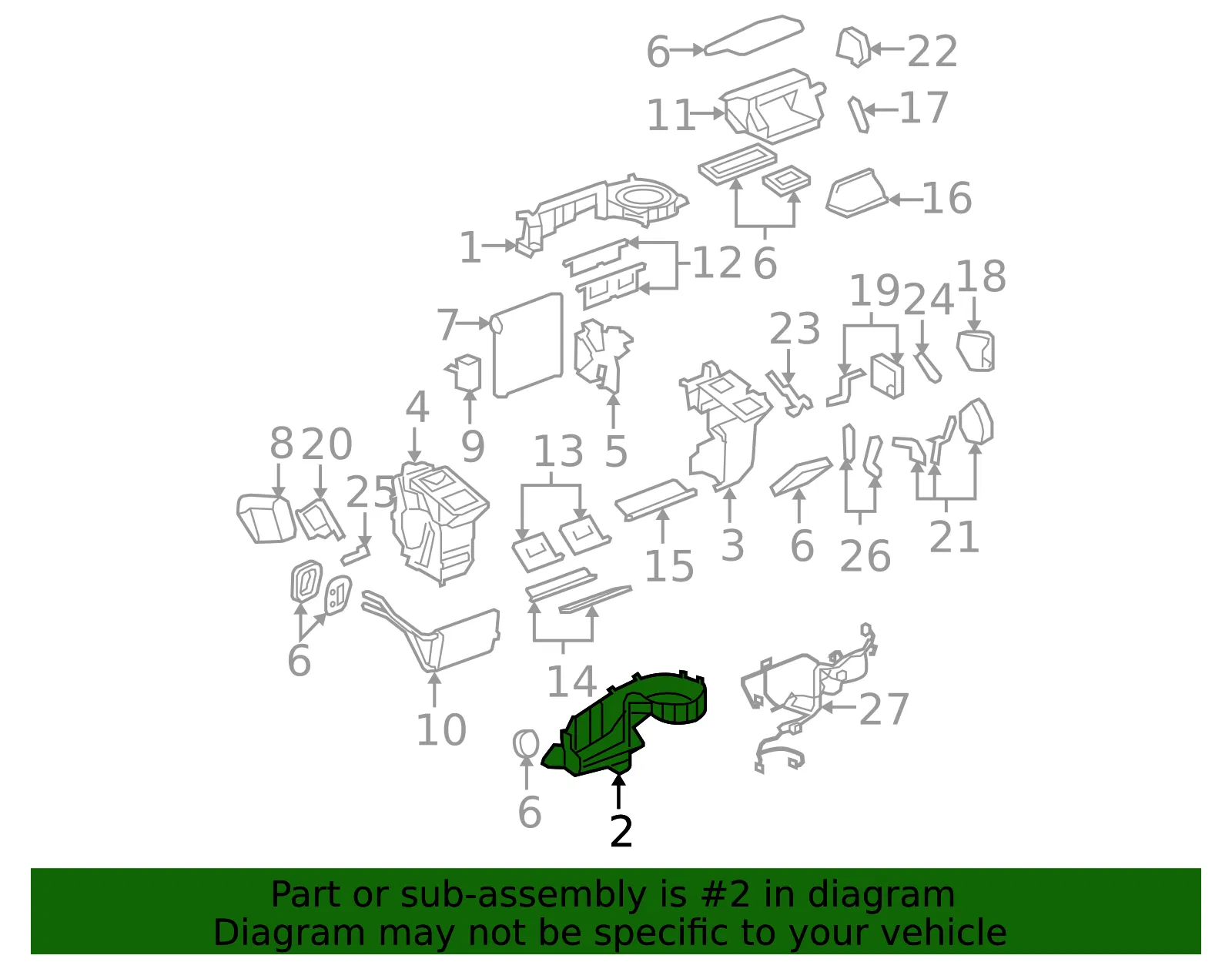 Case Assembly - GM (25770674) - view 2