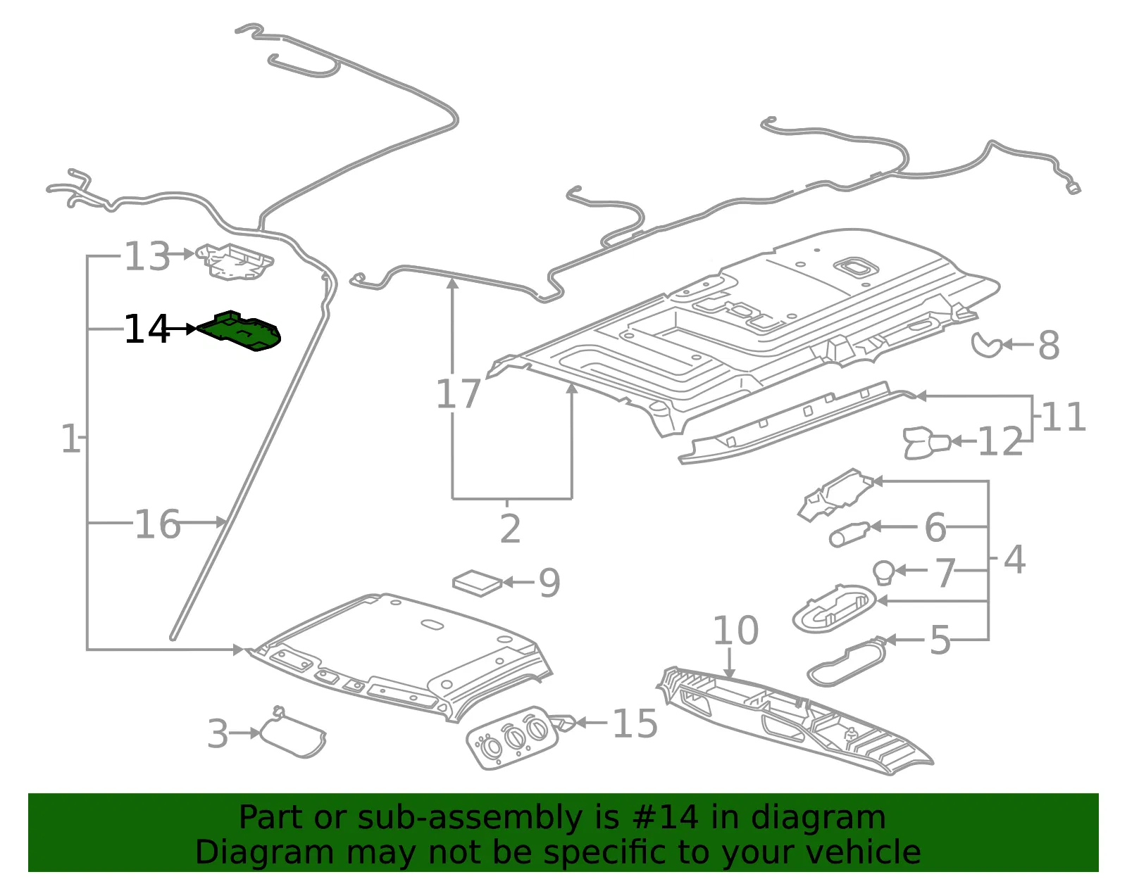 Compass Bracket - GM (25806992) - view 4