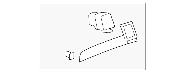 Plate I/P Tr R/H *Tuxedo B - GM (25809650)