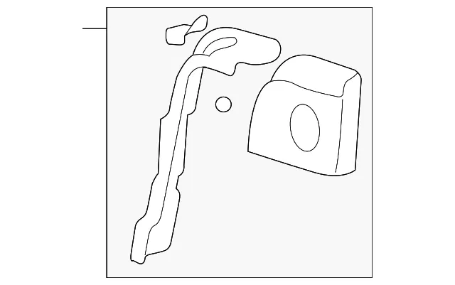 Side Support - Passenger Side (RH) - GM (25846665)