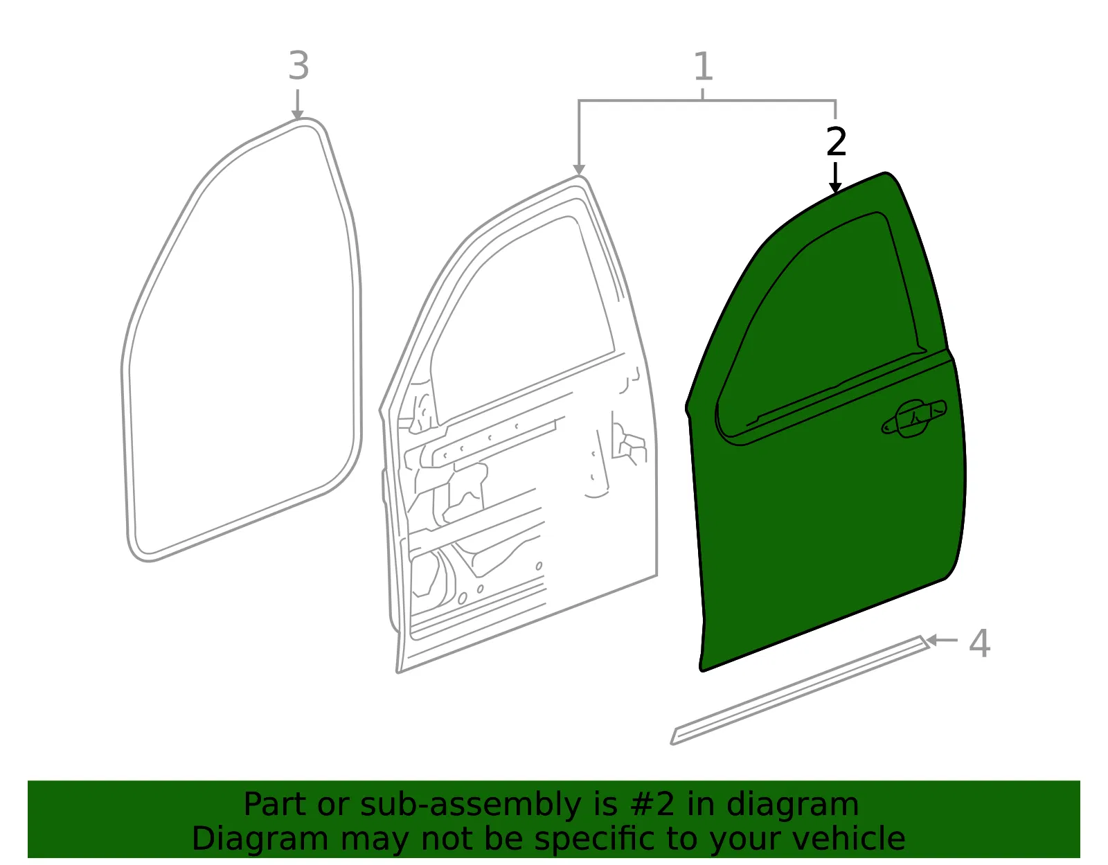 Outer Panel - GM (25904210) - view 2